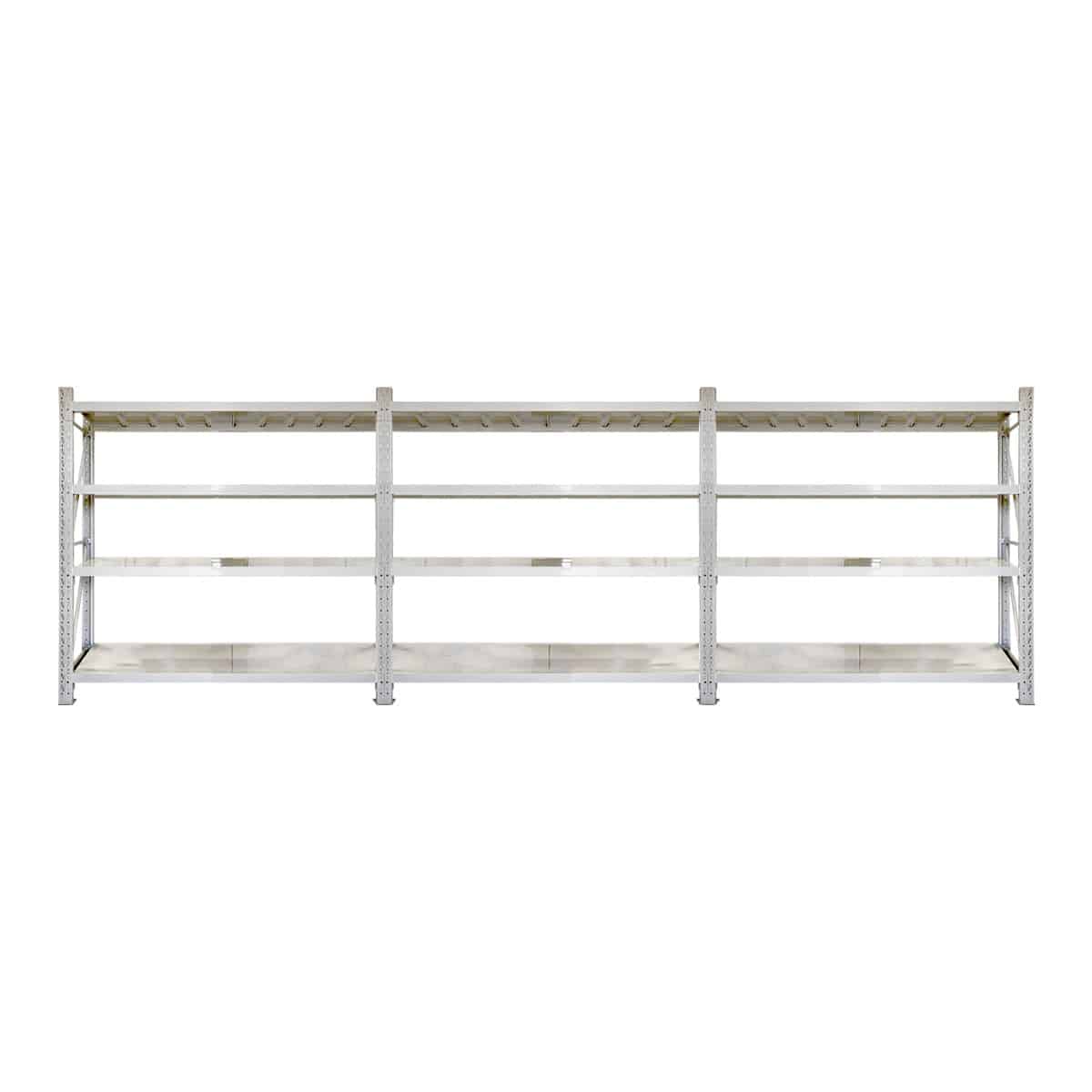 2m (H) x 6m (W) x 0.6m (D) 2400kg Garage Shelving For Shed