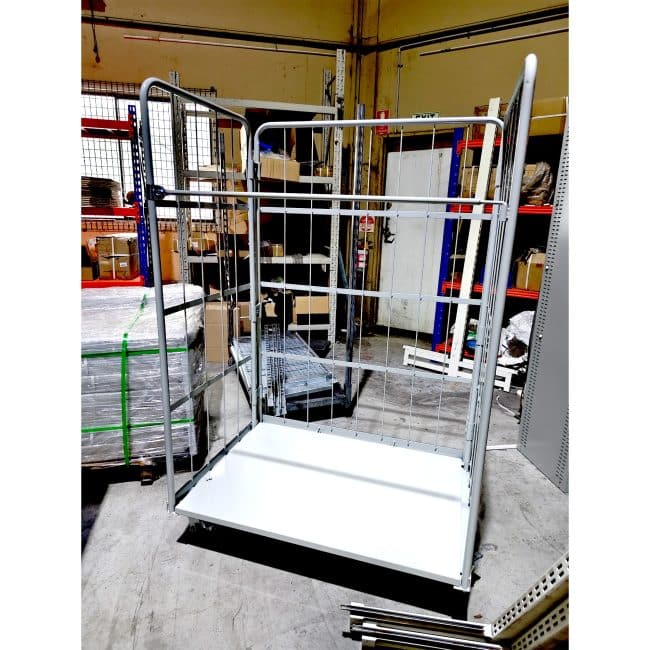 mt01 cage trolley powder coated no door